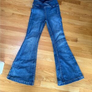 Free People We The Free flared Blue Jeans